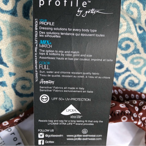 Profile by Gottex Bubbles High Waist Bikini Bottom 14 - Picture 5 of 9